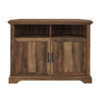 Meuble TV d'angle Middlebrook 44 pouces à portes rainurées