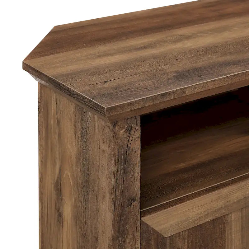 Meuble TV d'angle Middlebrook 44 pouces à portes rainurées