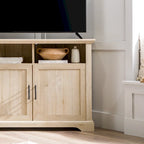 Meuble TV d'angle Middlebrook 44 pouces à portes rainurées