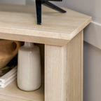 Meuble TV d'angle Middlebrook 44 pouces à portes rainurées