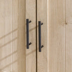 Meuble TV d'angle Middlebrook 44 pouces à portes rainurées