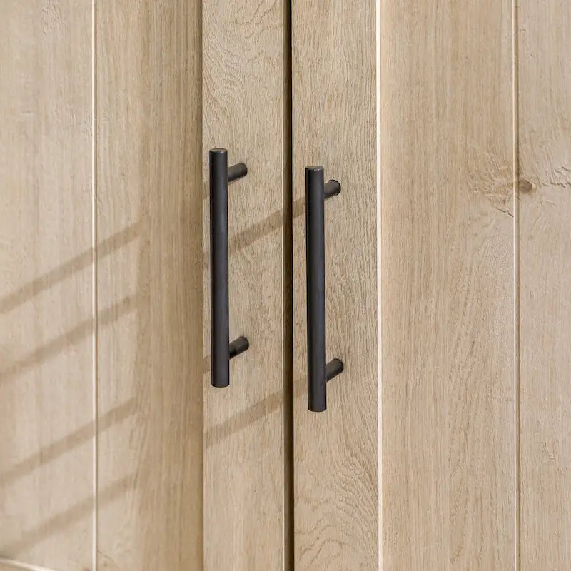 Meuble TV d'angle Middlebrook 44 pouces à portes rainurées