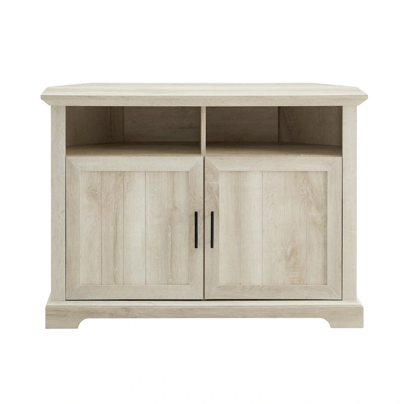 Meuble TV d'angle Middlebrook 44 pouces à portes rainurées