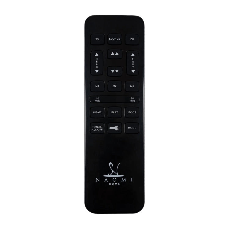 Sommier électrique réglable pour soulager la douleur, avec massage de la tête et des pieds à 3 vitesses, télécommande sans fil et chargeur USB.