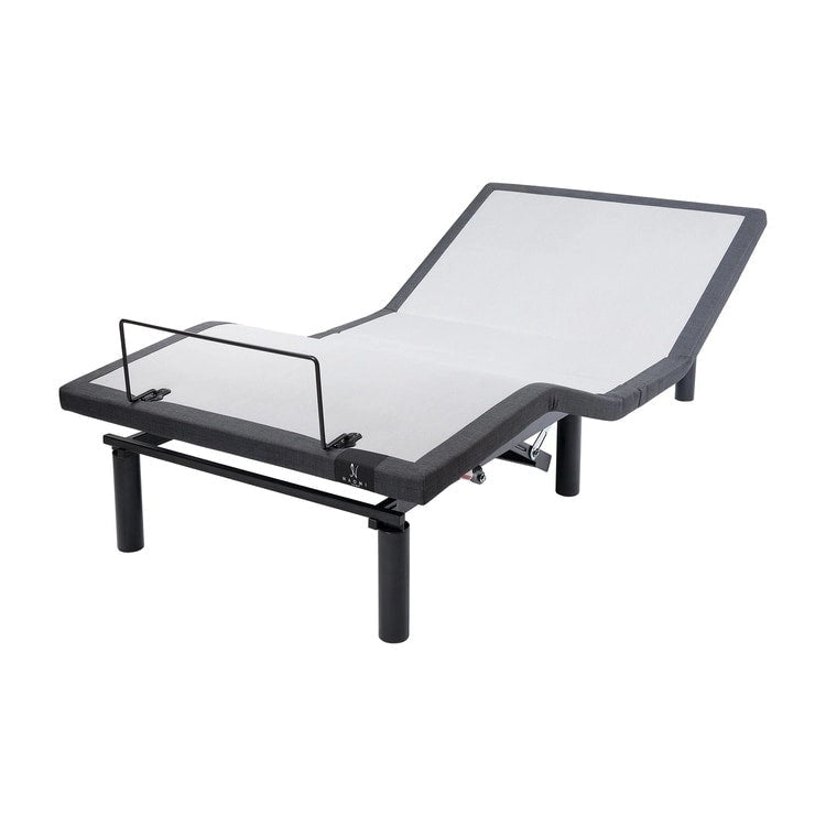 Sommier électrique réglable pour soulager la douleur, avec massage de la tête et des pieds à 3 vitesses, télécommande sans fil et chargeur USB.