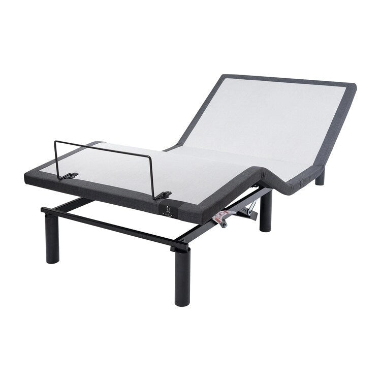 Sommier électrique réglable pour soulager la douleur, avec massage de la tête et des pieds à 3 vitesses, télécommande sans fil et chargeur USB.