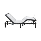 Sommier électrique réglable pour soulager la douleur, avec massage de la tête et des pieds à 3 vitesses, télécommande sans fil et chargeur USB.
