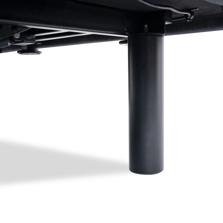 Sommier électrique réglable pour soulager la douleur, avec massage de la tête et des pieds à 3 vitesses, télécommande sans fil et chargeur USB.