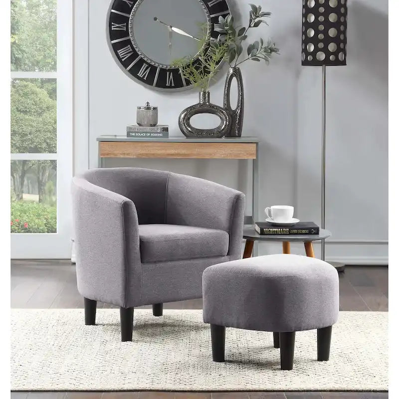 Fauteuil d'appoint Churchill avec repose-pieds Take a Seat de Convenience Concepts