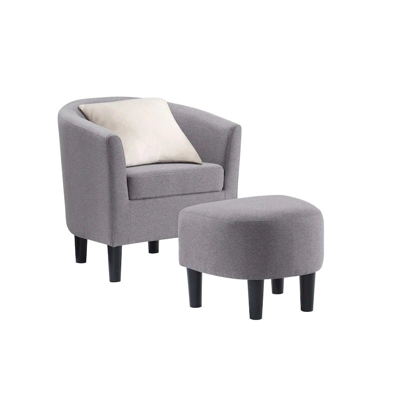 Fauteuil d'appoint Churchill avec repose-pieds Take a Seat de Convenience Concepts