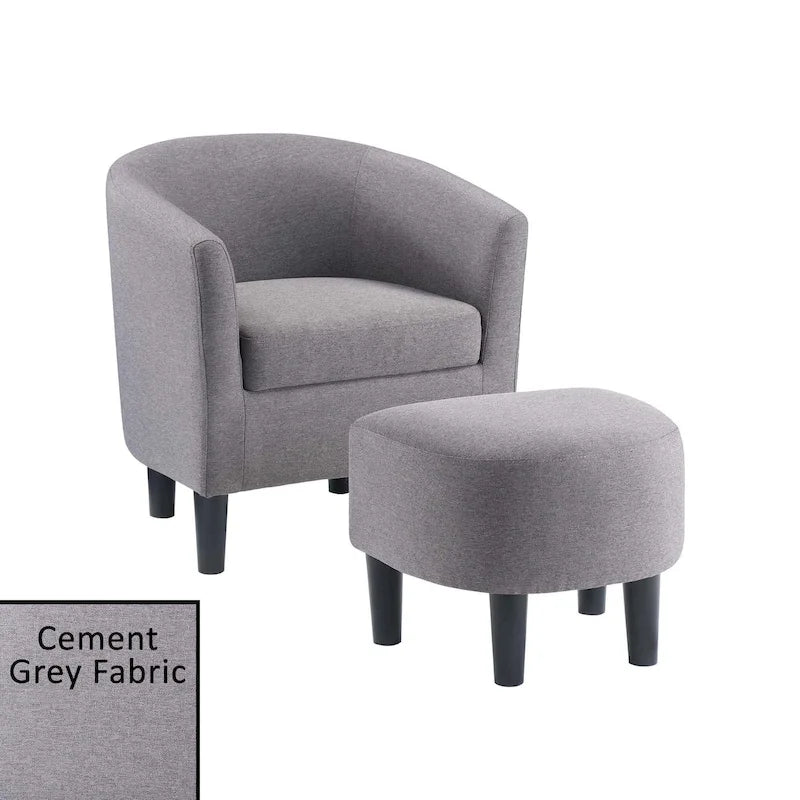 Fauteuil d'appoint Churchill avec repose-pieds Take a Seat de Convenience Concepts