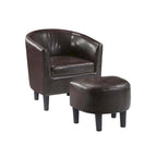 Fauteuil d'appoint Churchill avec repose-pieds Take a Seat de Convenience Concepts