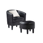 Fauteuil d'appoint Churchill avec repose-pieds Take a Seat de Convenience Concepts