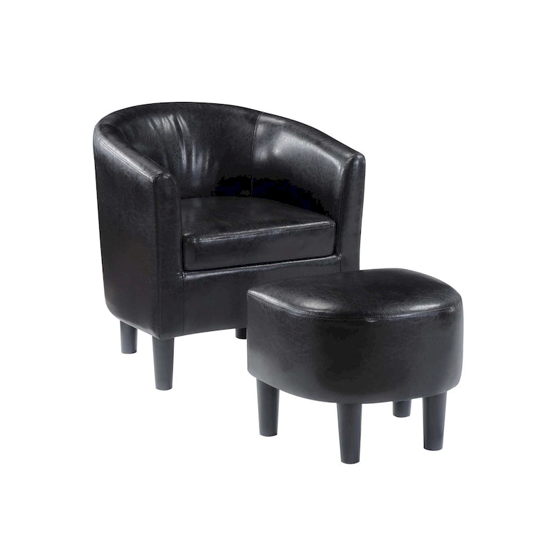 Fauteuil d'appoint Churchill avec repose-pieds Take a Seat de Convenience Concepts