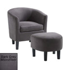 Fauteuil d'appoint Churchill avec repose-pieds Take a Seat de Convenience Concepts