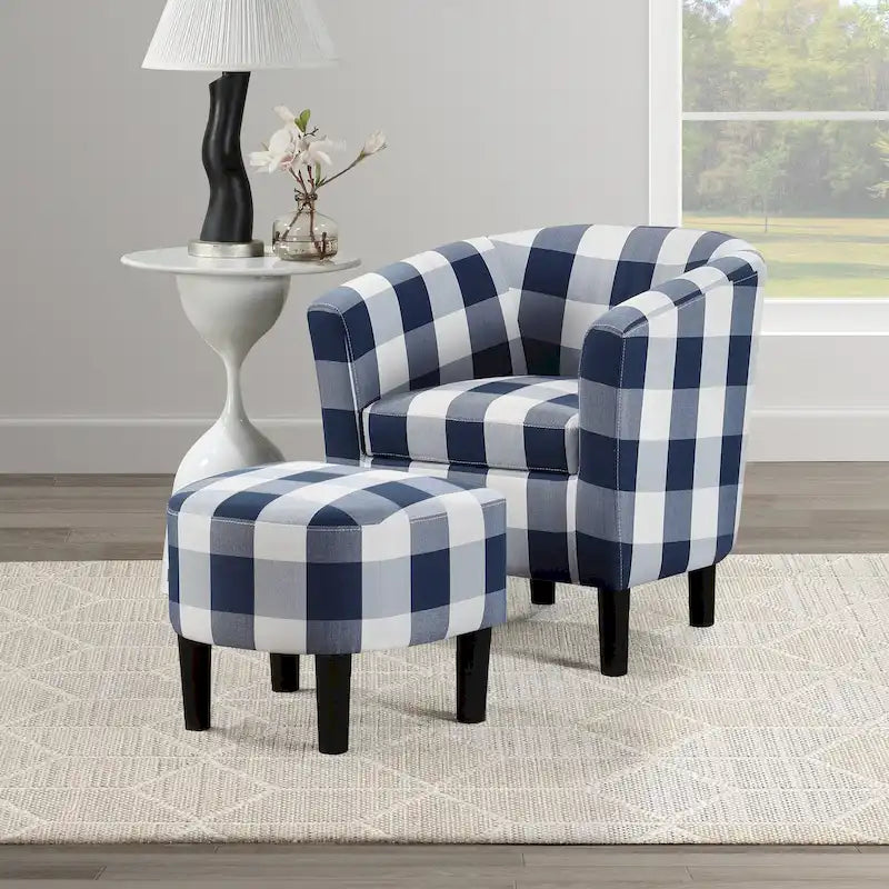 Fauteuil d'appoint Churchill avec repose-pieds Take a Seat de Convenience Concepts