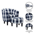 Fauteuil d'appoint Churchill avec repose-pieds Take a Seat de Convenience Concepts