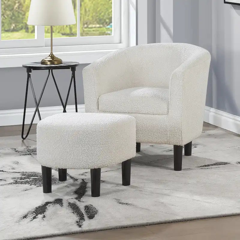 Fauteuil d'appoint Churchill avec repose-pieds Take a Seat de Convenience Concepts