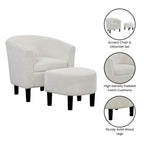 Fauteuil d'appoint Churchill avec repose-pieds Take a Seat de Convenience Concepts