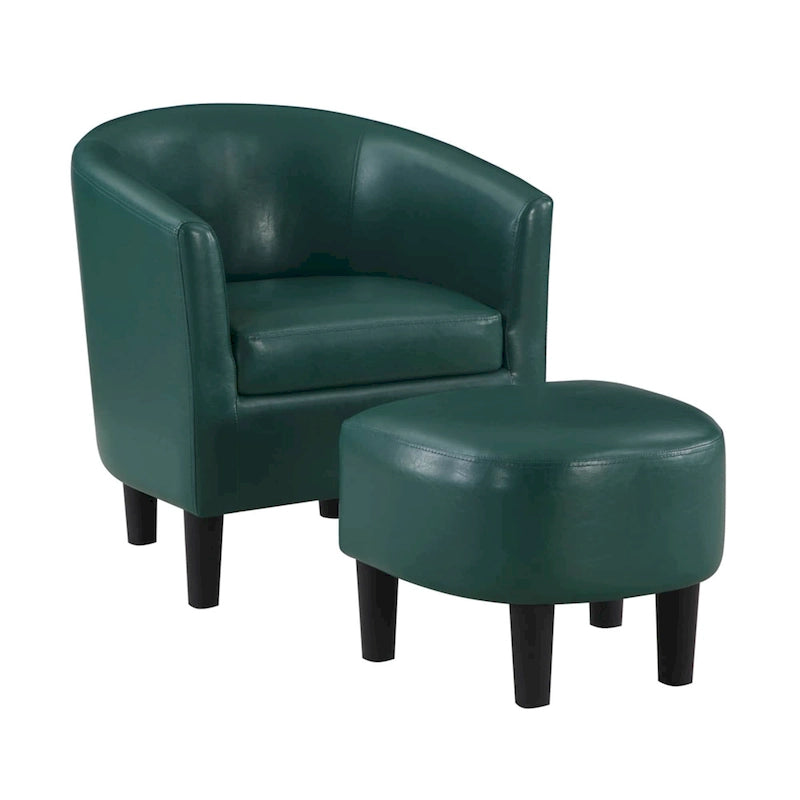 Fauteuil d'appoint Churchill avec repose-pieds Take a Seat de Convenience Concepts