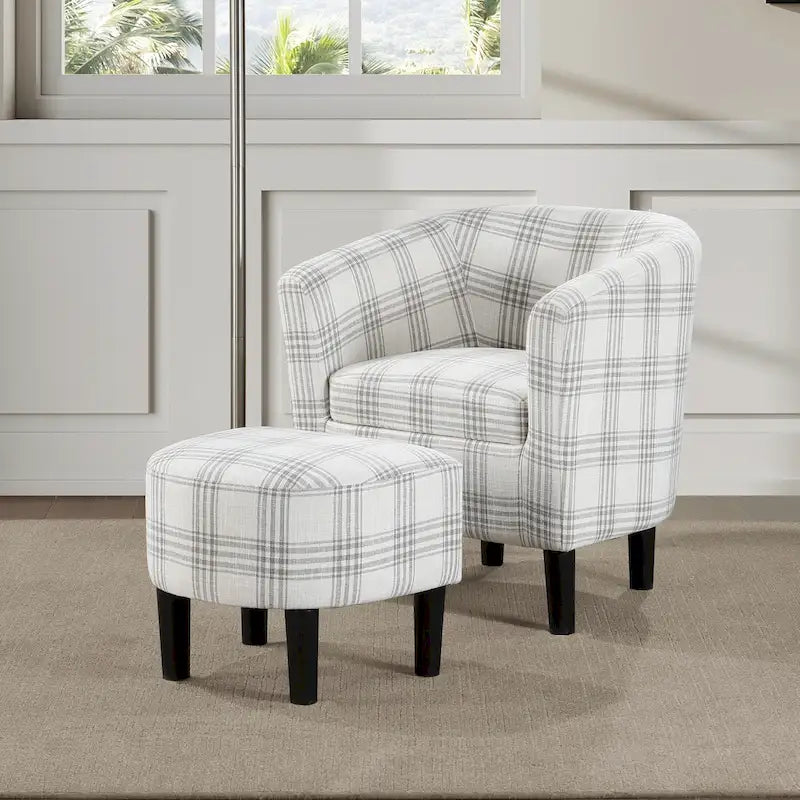 Fauteuil d'appoint Churchill avec repose-pieds Take a Seat de Convenience Concepts