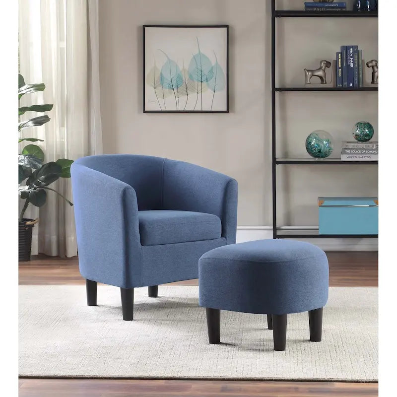 Fauteuil d'appoint Churchill avec repose-pieds Take a Seat de Convenience Concepts