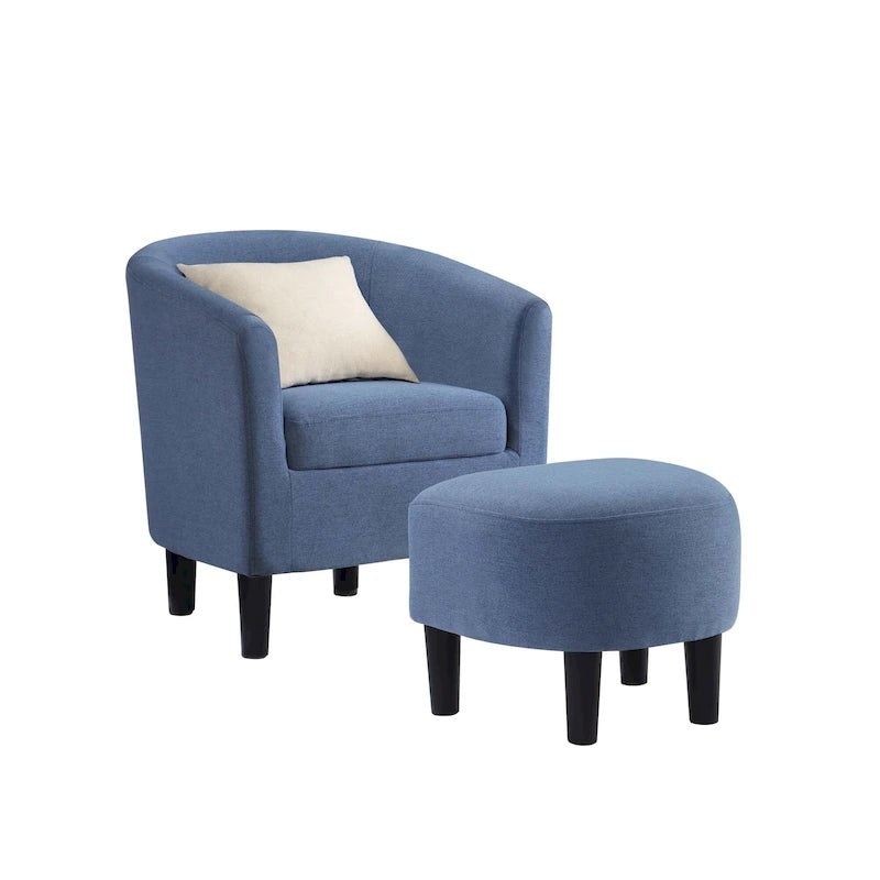 Fauteuil d'appoint Churchill avec repose-pieds Take a Seat de Convenience Concepts