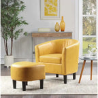 Fauteuil d'appoint Churchill avec repose-pieds Take a Seat de Convenience Concepts