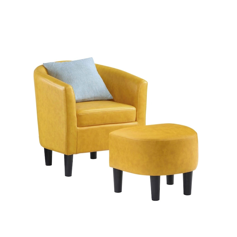 Fauteuil d'appoint Churchill avec repose-pieds Take a Seat de Convenience Concepts