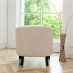 Fauteuil club KINWELL en cuir PU capitonné avec clous décoratifs