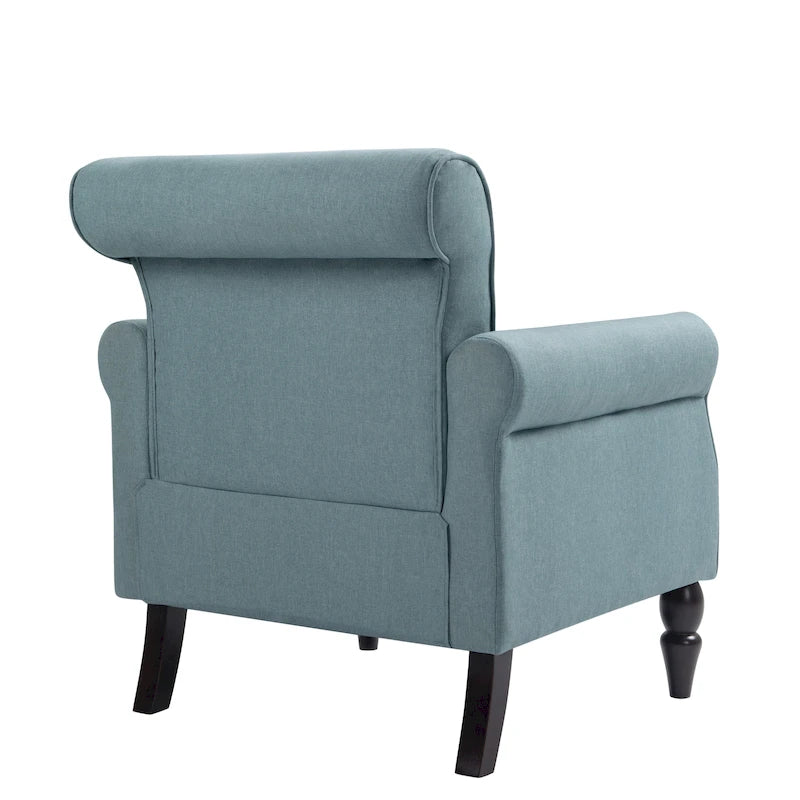 Fauteuils d'appoint modernes du milieu du siècle avec garniture cloutée