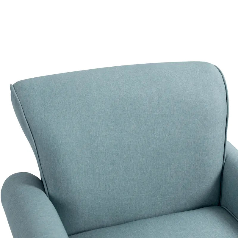 Fauteuils d'appoint modernes du milieu du siècle avec garniture cloutée