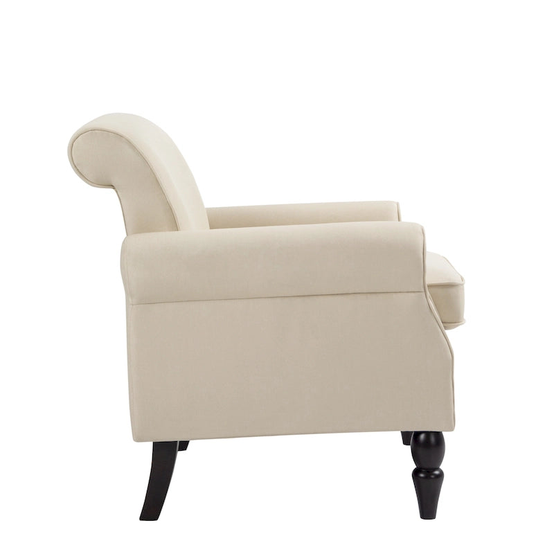 Fauteuils d'appoint modernes du milieu du siècle avec garniture cloutée