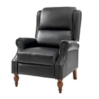 Fauteuil inclinable manuel Terri traditionnel en cuir végétalien de HULALA HOME