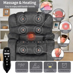 Fauteuil releveur électrique, fauteuil inclinable surdimensionné avec dossier coque, massage et chauffage pour personnes âgées