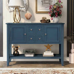 Buffet console moderne avec étagère inférieure
