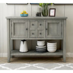 Buffet console moderne avec étagère inférieure