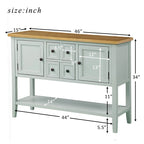 Buffet console moderne avec étagère inférieure