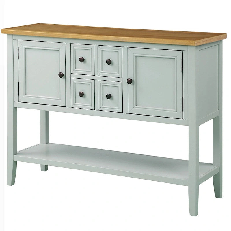 Buffet console moderne avec étagère inférieure
