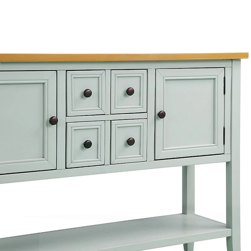 Buffet console moderne avec étagère inférieure