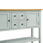 Buffet console moderne avec étagère inférieure