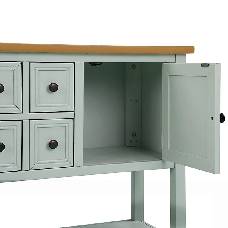 Buffet console moderne avec étagère inférieure