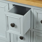 Buffet console moderne avec étagère inférieure