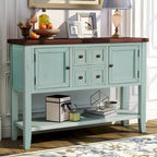 Buffet console moderne avec étagère inférieure