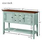 Buffet console moderne avec étagère inférieure