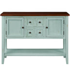 Buffet console moderne avec étagère inférieure