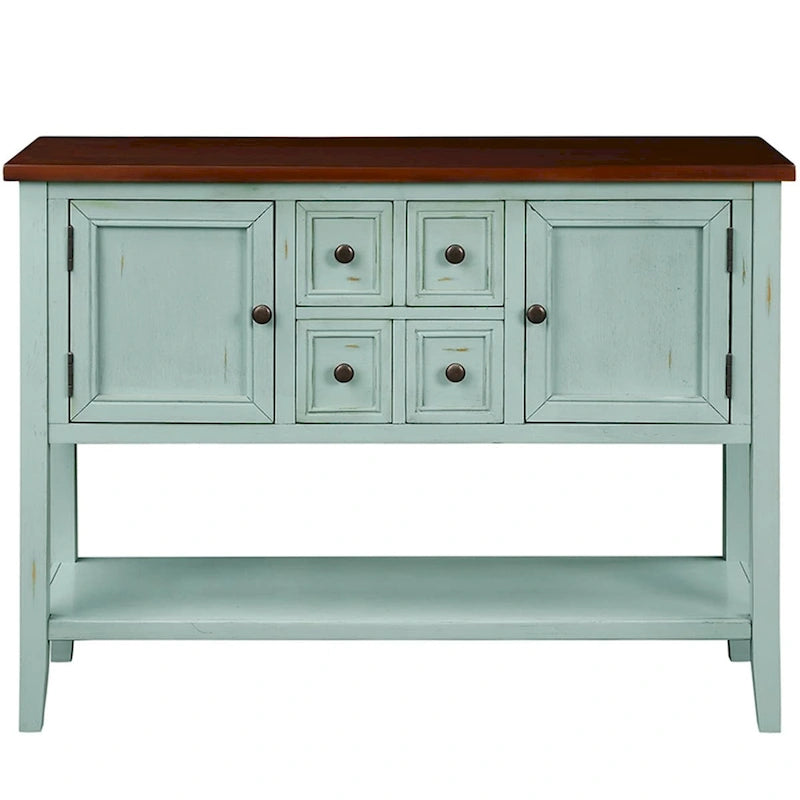 Buffet console moderne avec étagère inférieure