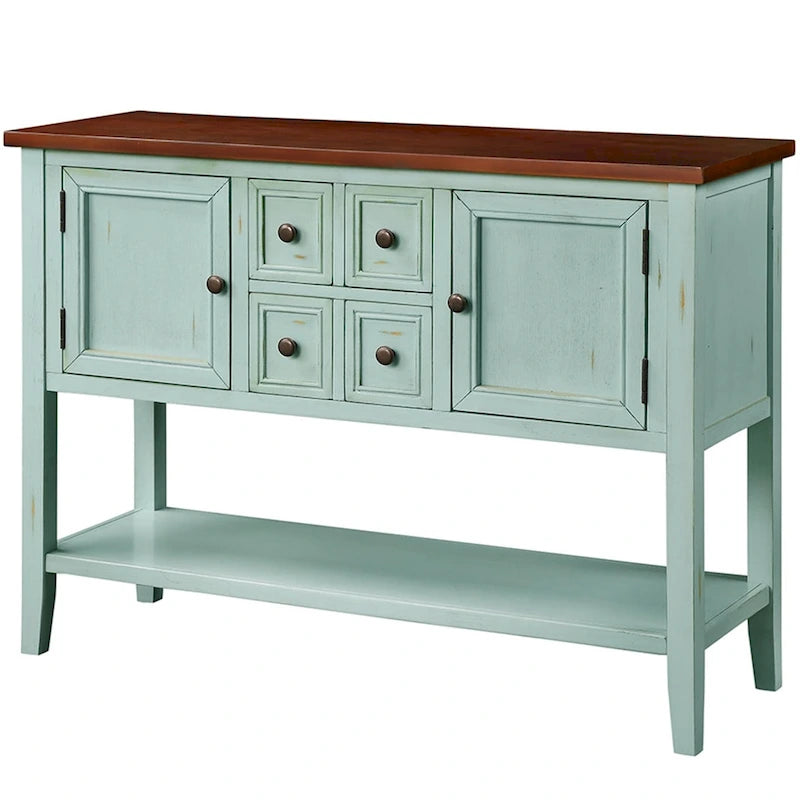 Buffet console moderne avec étagère inférieure