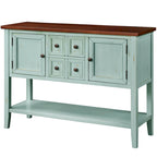 Buffet console moderne avec étagère inférieure