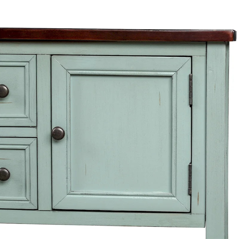 Buffet console moderne avec étagère inférieure
